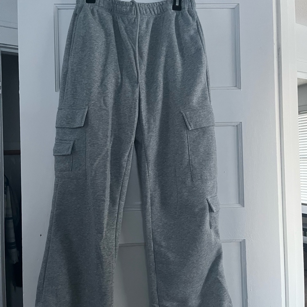 Gray Cargo Pants